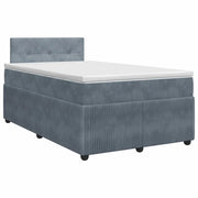 Letto box spring con materasso Grigio Scuro 120 x 190 cm 3451638