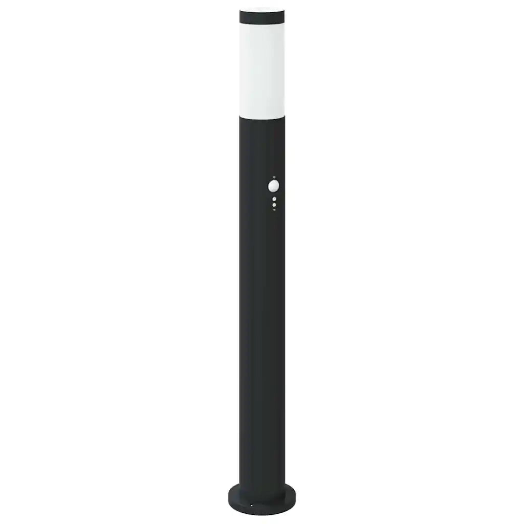 Lampioni a dissuasore con sensore 3 pz 80 cm Acciaio Inox IP44 4006032