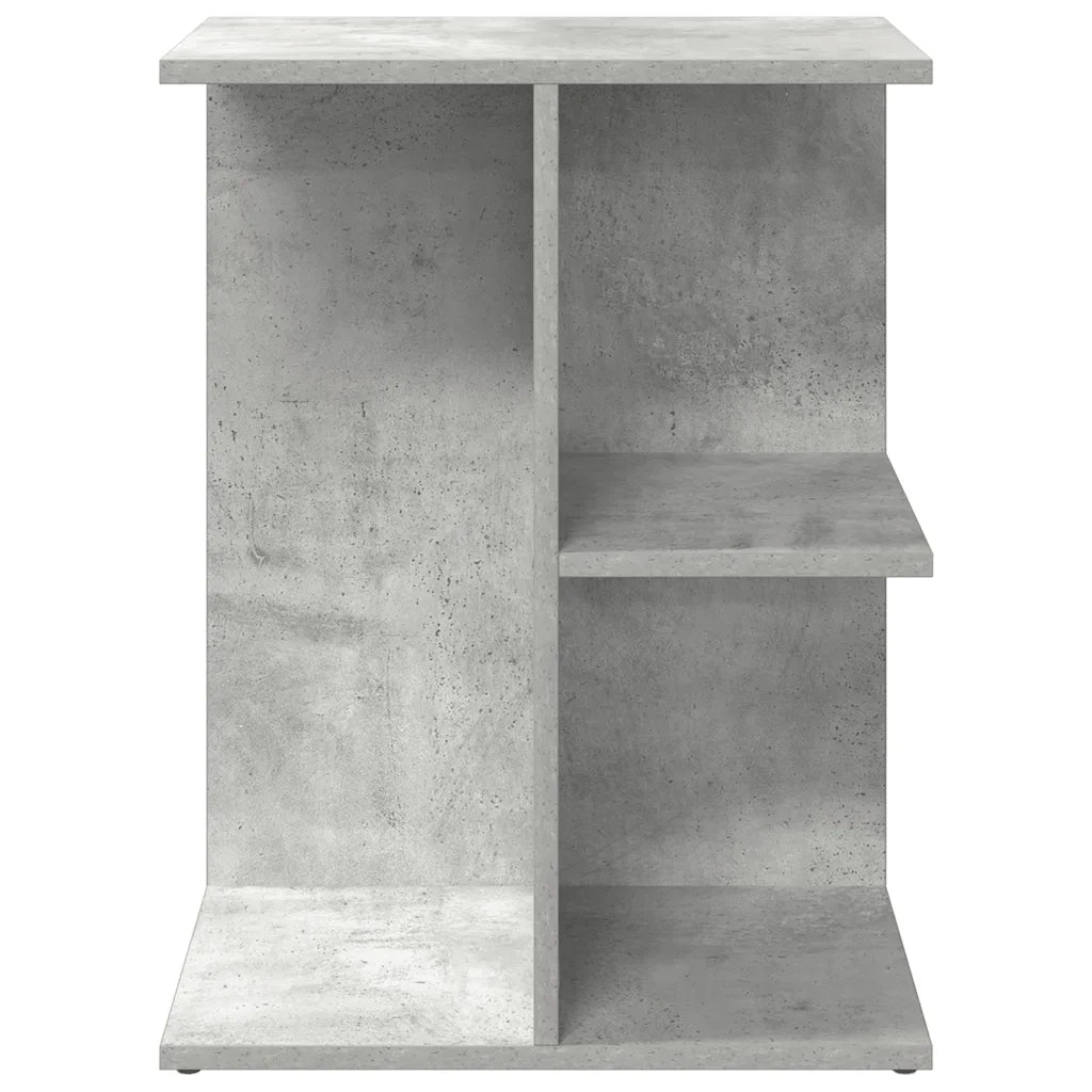 Comodini 2 pz-Set di 2 Tavolino da notte Grigio Cemento 46,5x29x61 cm in Legno Multistrato