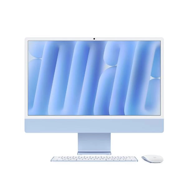 Imac 24  con display retina 4 5k: chip apple m4 con cpu 10-core e gpu 10-core  24gb  512gb ssd - blu - MD2T4T/A