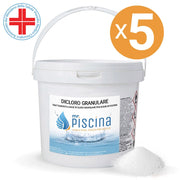 Dicloro Granulare, 5 Confezioni Da 25 Kg