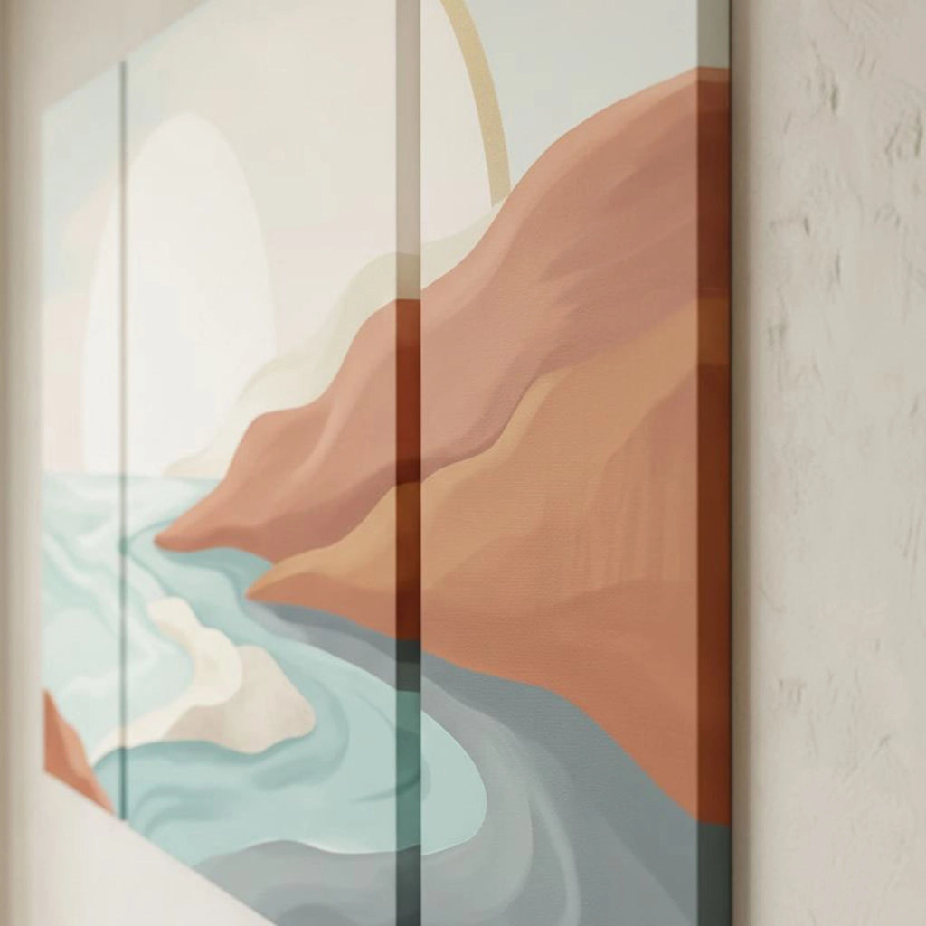 Namale, Quadro Materiale Struttura in Tessuto, 90x90h cm Multicolore