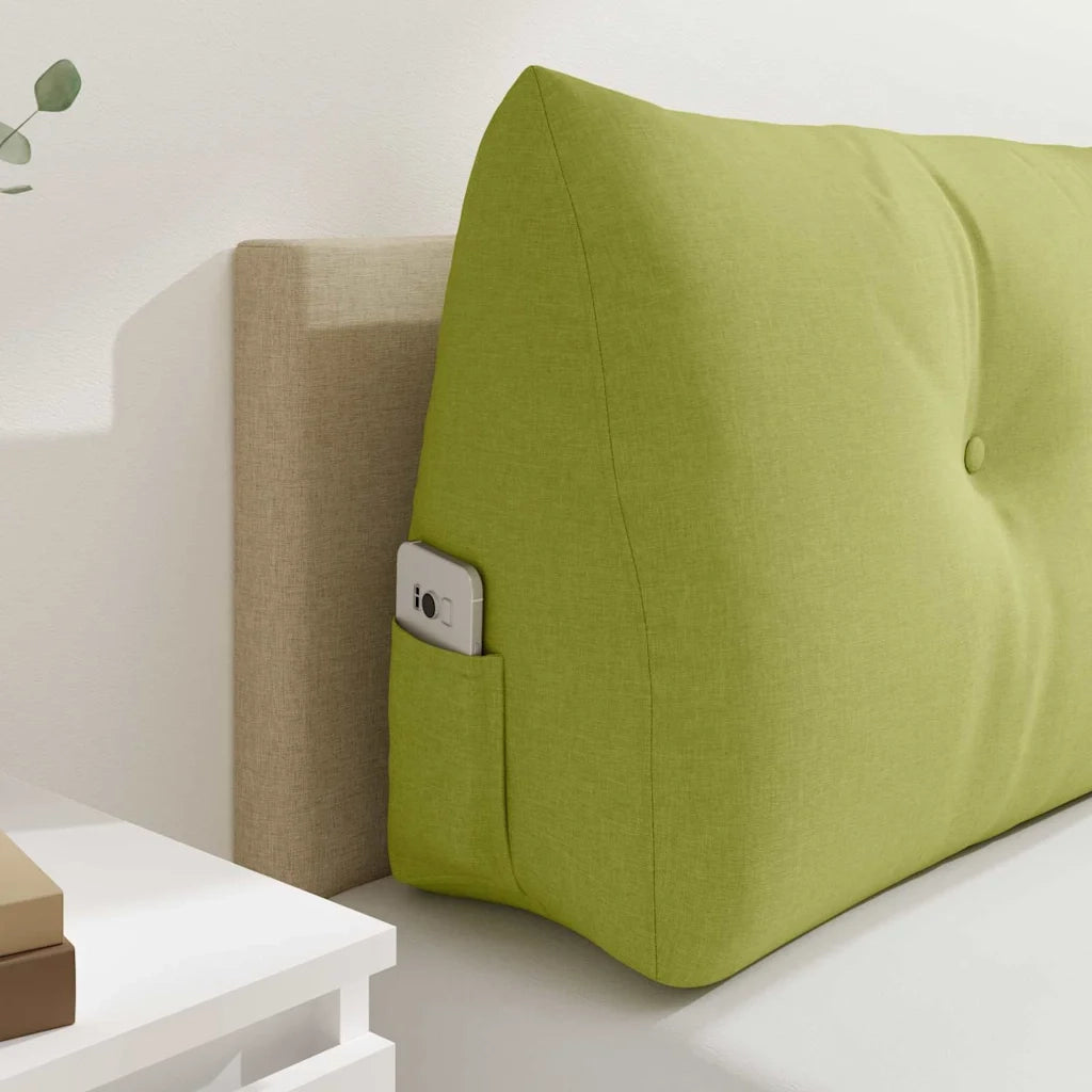 Cuscino per Schiena | Cuscino dorsale Verde chiaro 120 x 24 x 50 cm Tessuto