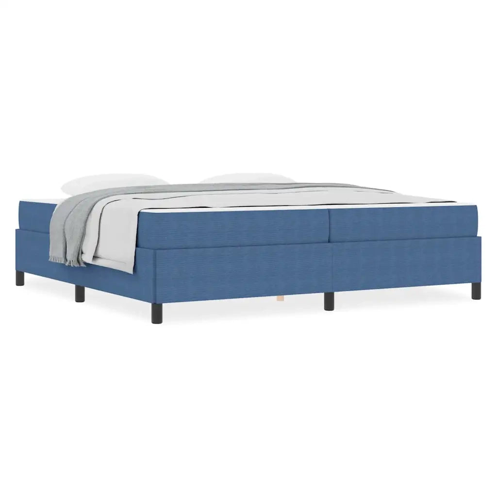 vidaXL Struttura del letto Blu 200 x 200 cm Tessuto in velluto a coste