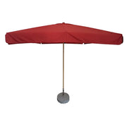 Tempo Style - Ombrellone da Giardino Vomero 3x3 m | Ombrellone da Esterno in Alluminio e Poliestere 180g/㎡ (Terracotta/Legno Rovere)