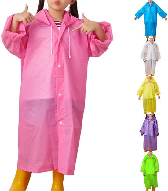 Reggisaldo impermeabile per bambini, giacca da pioggia riciclabile, unisex.
