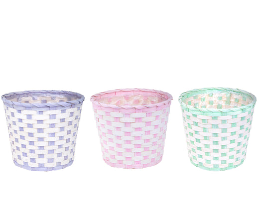 Set 6 Cesti in Vimini H 18 cm