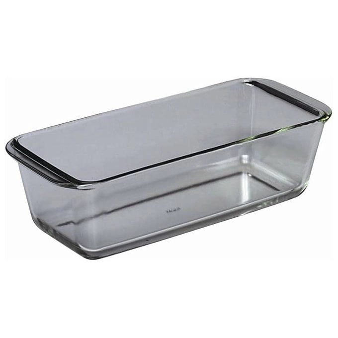 O cuisine stampo plum cake in vetro borosilicato, 1500 ml, adatto forno e microonde, lavastoviglie