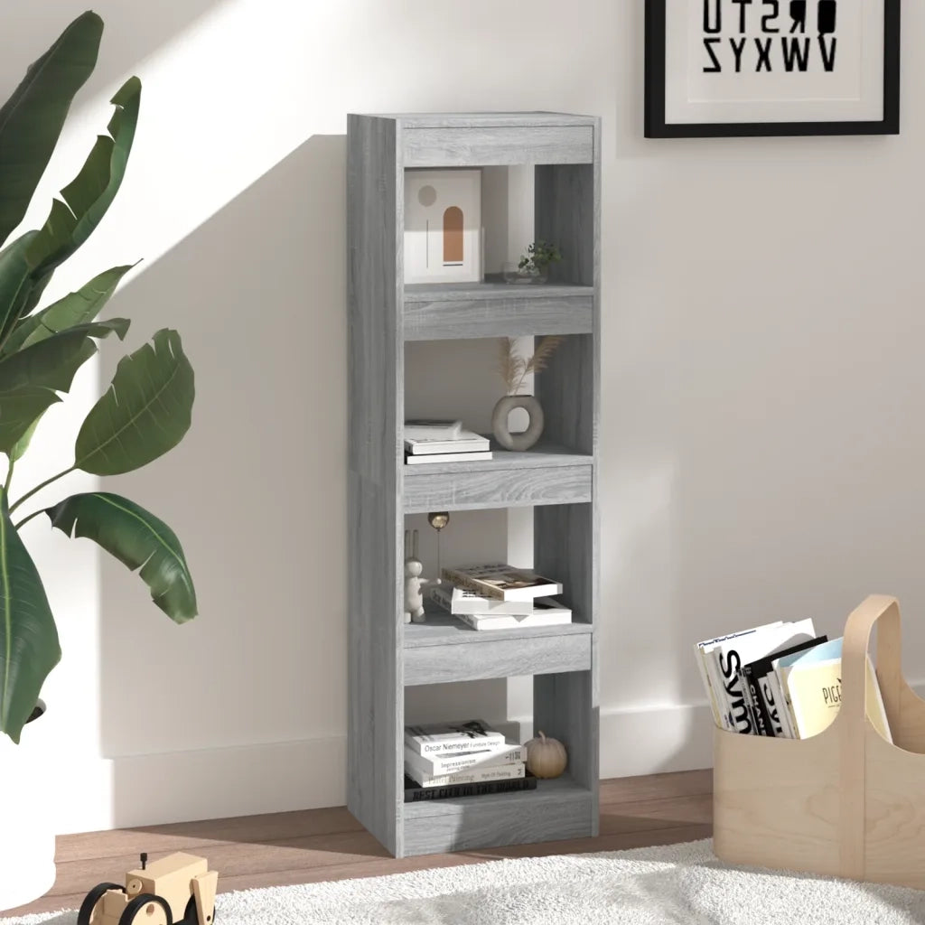 Libreria/Divisorio Grigio Sonoma 40x30x135 cm cod mxl 19937