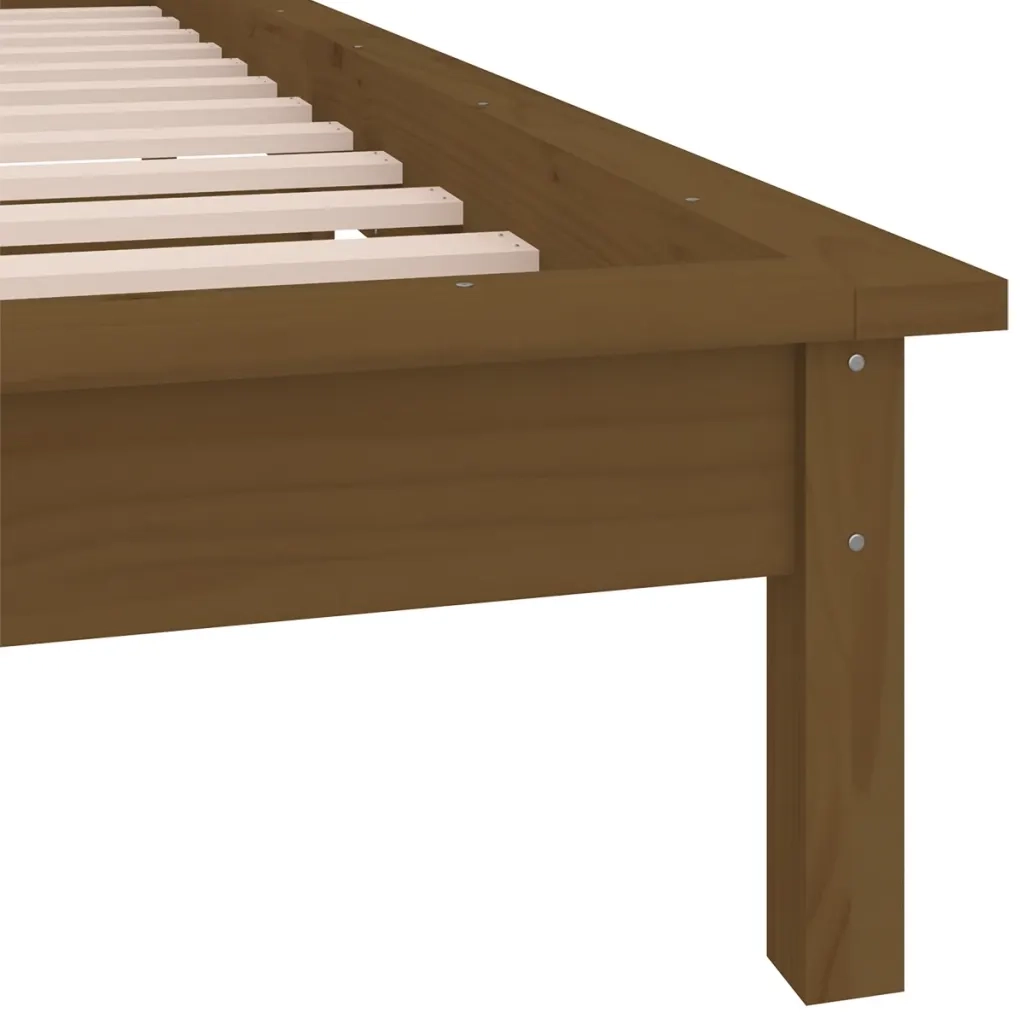 Giroletto LED Miele 75x190 cm 2FT6 Small Single Legno Massello cod mxl 60806