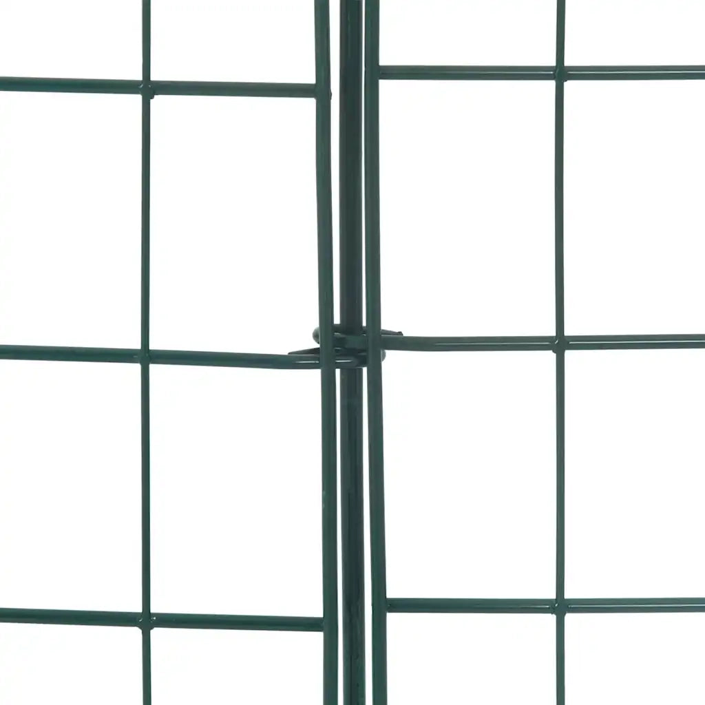 Set di Recinzione per Stagno 8 pcs Verde 50 x 80 cm Acciaio 42017317