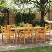 Set da Pranzo per Giardino 7 pcs Marrone