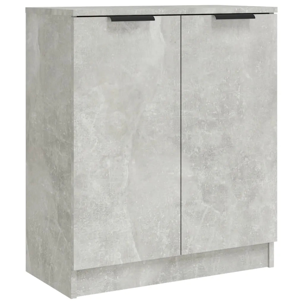 Credenza-Buffet-Armadio da cucina Grigio Cemento 60x30x70 cm in Legno tecnico