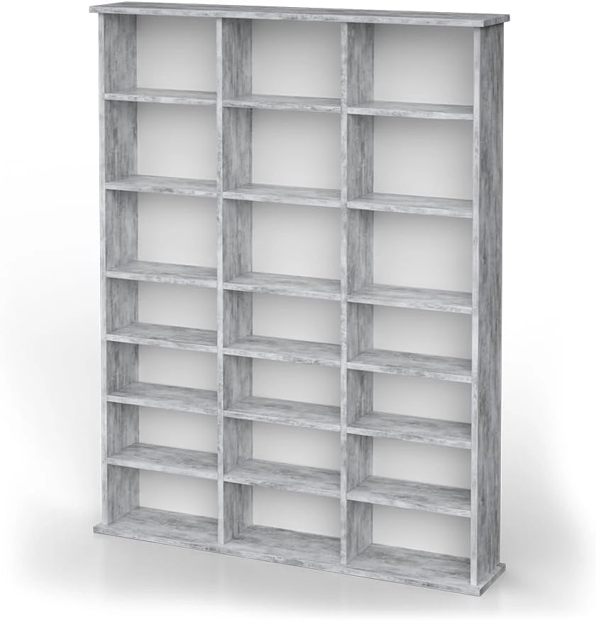 Scaffale porta cd Jukebox, Bianco, 105.4 x 136 cm