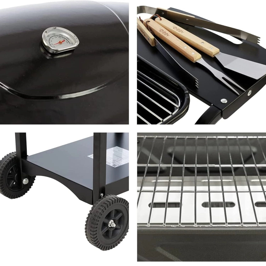 BARBECUE A GAS GUSTAVO 109,5X56XH101,5CM 7,5KW