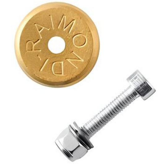 Rotellina ricambio titanio raizor incisione raizor diametro 16/f.3 mm