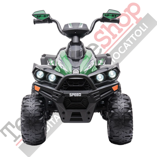 Quad Elettrico per Bambini Quad Medio Sport 12V-Verde
