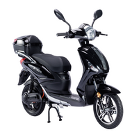 Bicicletta Elettrica Scooter Z-TECH ZT-09-E 250W 12 Ah 48V Batteria Piombo-Nero