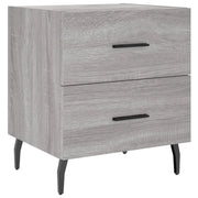 Comodino | Armadio da Notte | Mobiletto da notte Grigio Sonoma 40x35x47,5 cm in Legno Multistrato