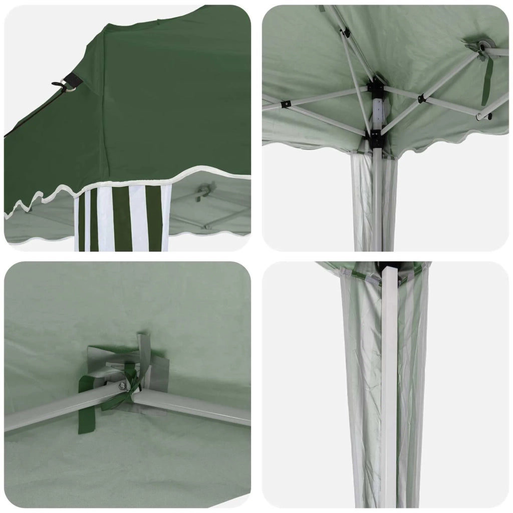 Tenda per feste a pop-up 575 x 290 x 245 cm Verde 42019783