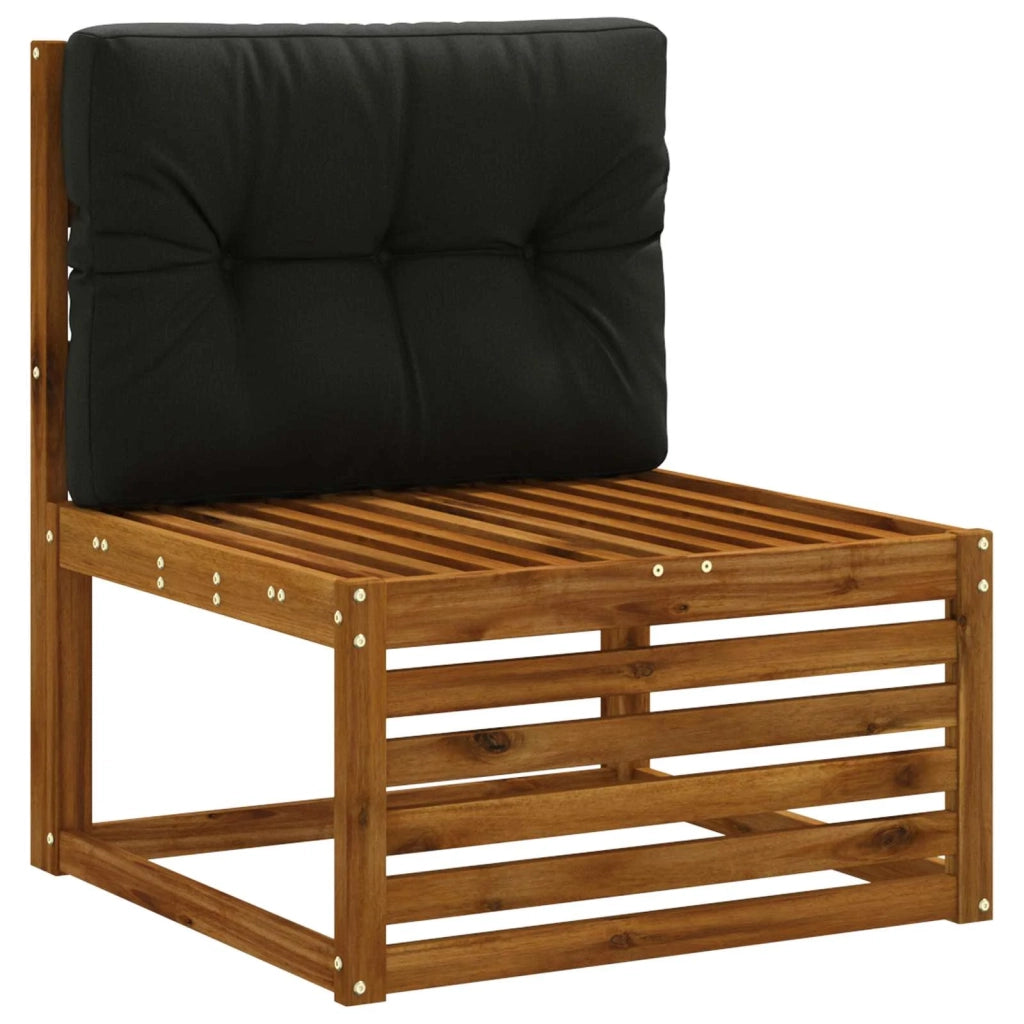 Cuscino per schienale di pallet VIANEN 100% Poliestere Nero 953429