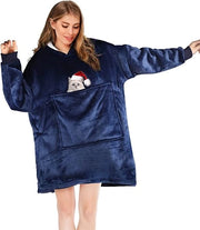 Pantalone e cappuccio unisex, oversized, da indossare come deken