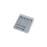Contenitori per cassetti da cucina Recycle con coperchio anti-odore, Altezza 266, 2x15 lt, Grigio antracite Tecnoplast..