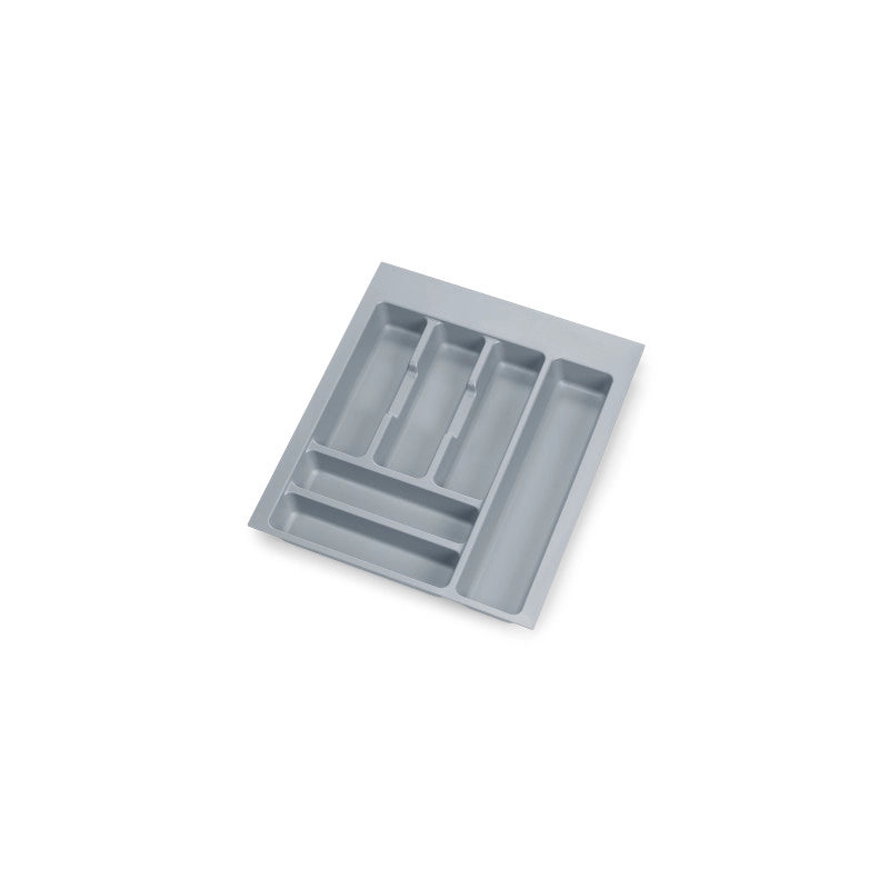 Contenitori per cassetti da cucina Recycle con coperchio anti-odore, Altezza 266, 2x15 lt, Grigio antracite Tecnoplast..
