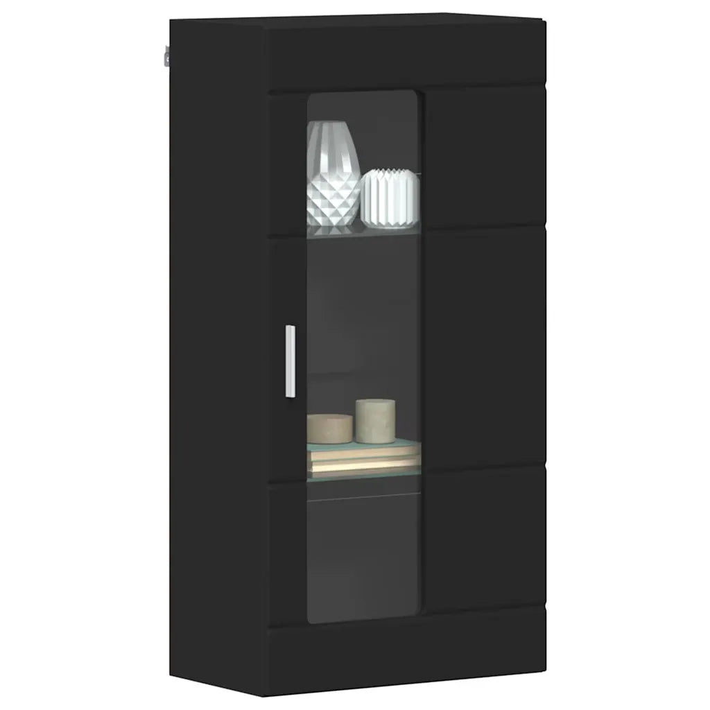 Armadio in Legno Nero 50 x 29 x 100 cm Legno multistrato