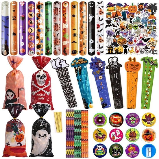 Set di utensili per scrivere 110 pezzi - Regalo Halloween - Pastelli/Pennarelli - Matite/Lastra di plastica - Accessori per feste - Alta qualità - Utensili per scrivere

 Specifiche tecniche: 
 non disponibile