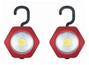 Lampade da Lavoro e Torcia Parkside (2 pezzi) – Batterie incluse, Base magnetica + gancio 360°, Garage, Campeggio, Emergenza