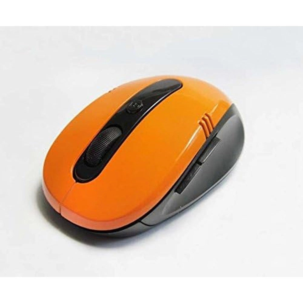 Trade Shop - Mouse Ottico Wireless 2,4 Ghz Senza Fili Design Ergonomico 1000 Dpi Vari Colori -