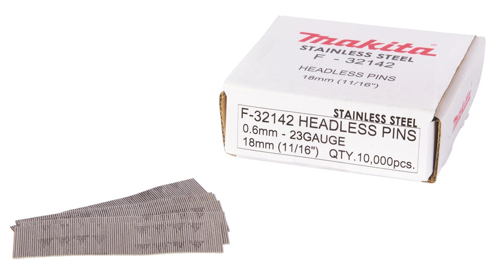 SPILLI MAKITA 23GA D.0,6 X 18mm, 10.000 PEZZI  - F-32142