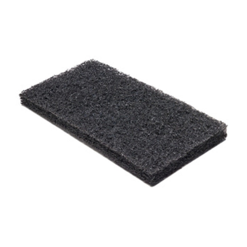 FELTRO ABRASIVO P/PULIZIA 250X120 MM NERO- 12,0 pz