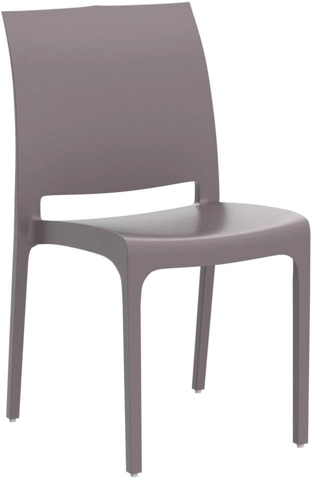 SEDIA IN POLIPROPILENE 'VOLGA' beige taupe  - BICA
