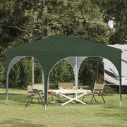 Tenda per feste a pop-up-Gazebo 290 x 290 x 245 cm Verde 769633