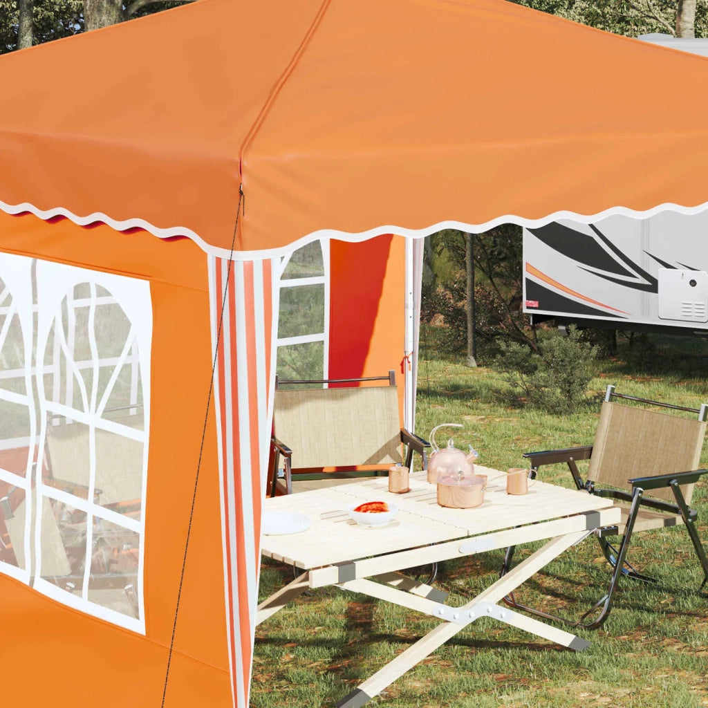 Tenda per feste a pop-up Arancione 288 x 288 x 245 cm 42019767