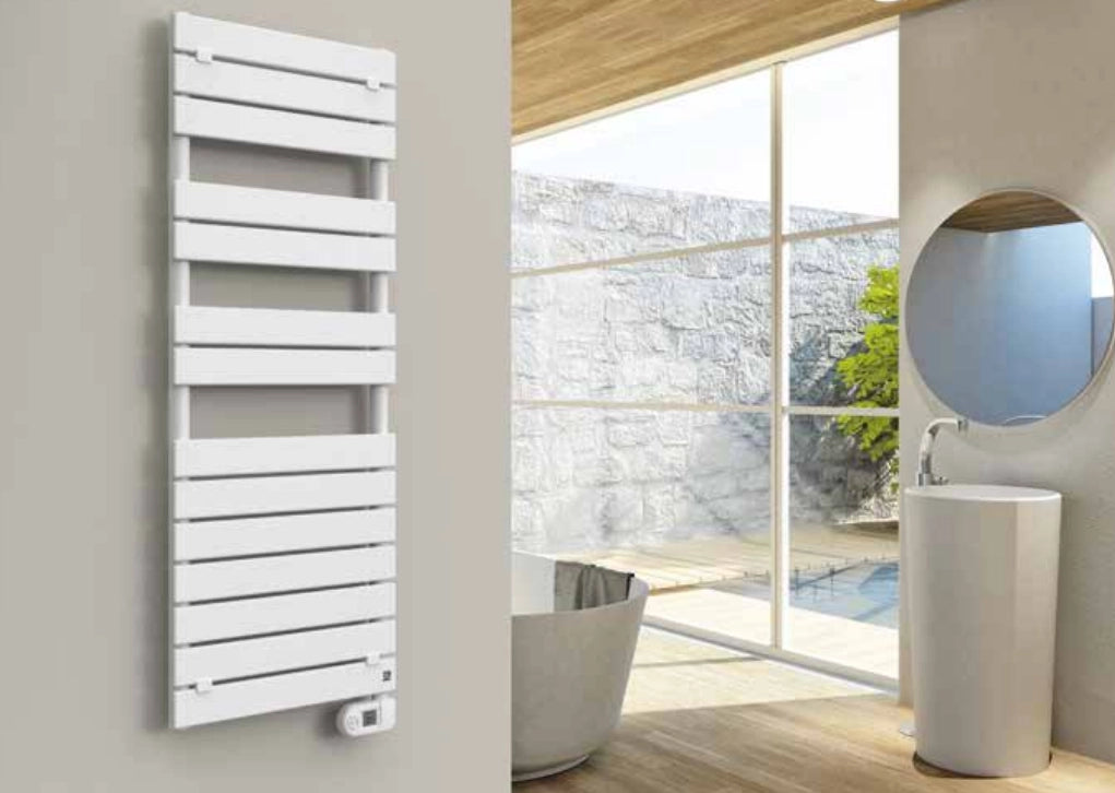 De'Longhi Cobalto Electric Radiator 1350x500 700W, Digital Thermostat, Modern Design with Round Tubes