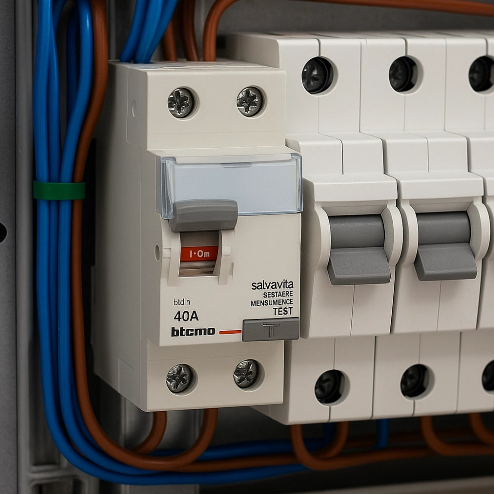 Interruttore differenziale salvavita bticino g723ac40 2p 40a 30ma tipo ac