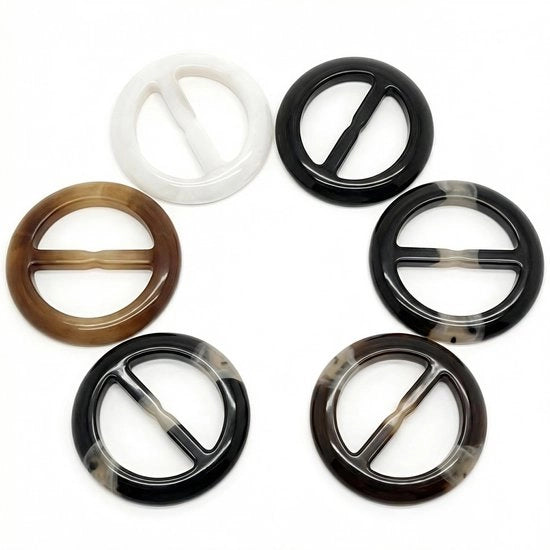 Accessorio per collo a forma rotonda - 6 pezzi - Kunsthar - Diametro 5 cm - Ambientalmente compatibile - Design di moda - Sicuro e duraturo