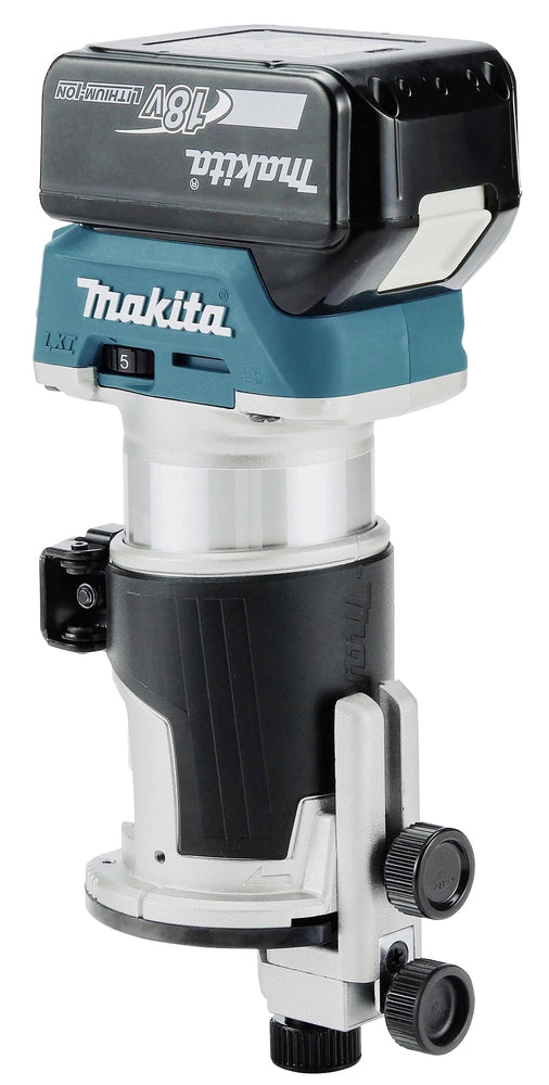 Rifilatore/Fresatrice a Batteria Makita 18V + Accessori - DRT50RTJX2