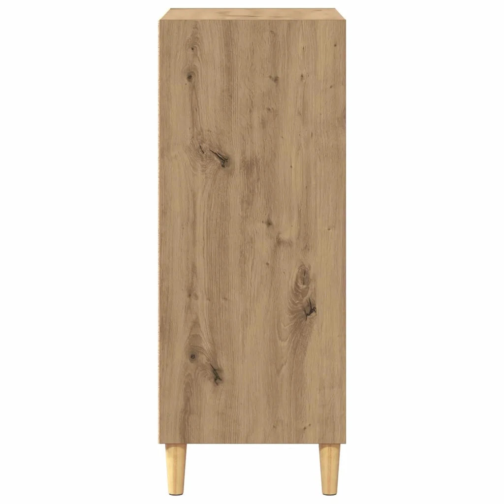vidaXL Credenza rovere artigianale 57 x 35 x 89.5 cm Legno multistrato