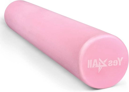 Fasciarol per schiena colonna vertebrale braccia gambe (45 x 15 cm) medium duro rullo di schiuma - per yoga pilates estensione e fitness - rullo di massaggi