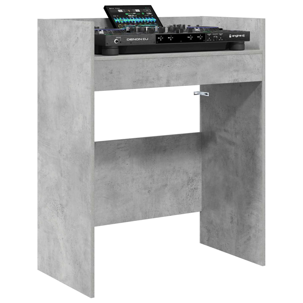Tavolo DJ Grigio Cemento 62 x 45 x 102 cm Legno ingegnerizzato 8006759
