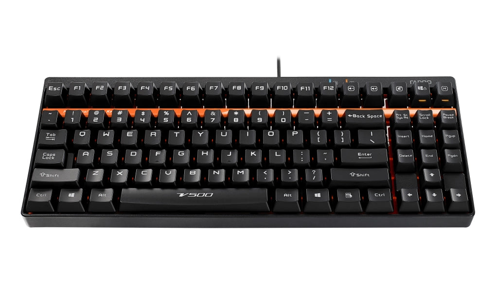 Rapoo v500 – tastiera gaming meccanica 87 tasti – layout italiano - 15067