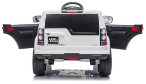 Macchina Elettrica per Bambini 12V con Licenza Land Rover Discovery Bianca