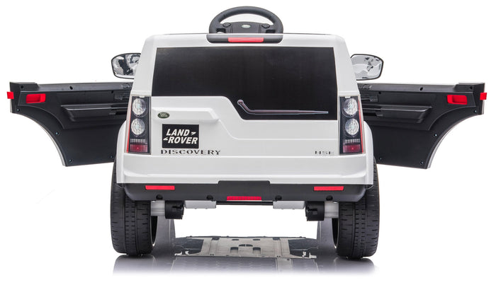 Macchina Elettrica per Bambini 12V con Licenza Land Rover Discovery Bianca