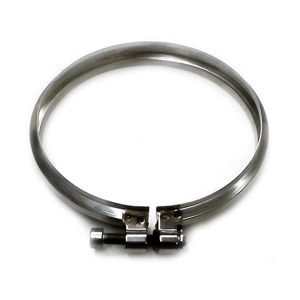 Fascetta di bloccaggio canna fumaria DN 130 tubo acciaio inox 316