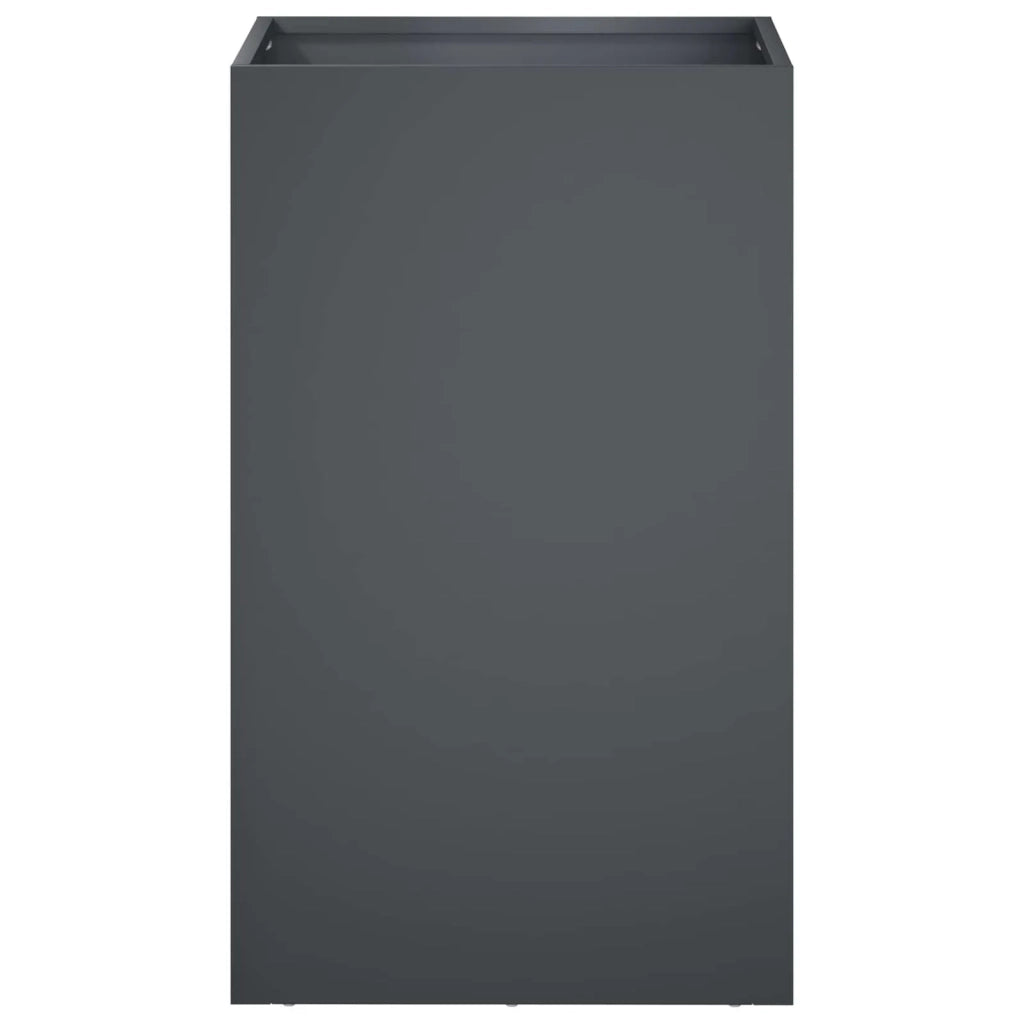 Vaso da giardino 2 pz Antracite 30 x 30 x 50 cm 8005349