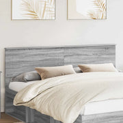 Testiera-Testata-Testiera Decorativa Grigio Sonoma 200 cm Legno multistrato 368708